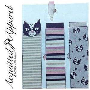 Kmart 3 Pair Kitten Sock Size 4-10  NWT